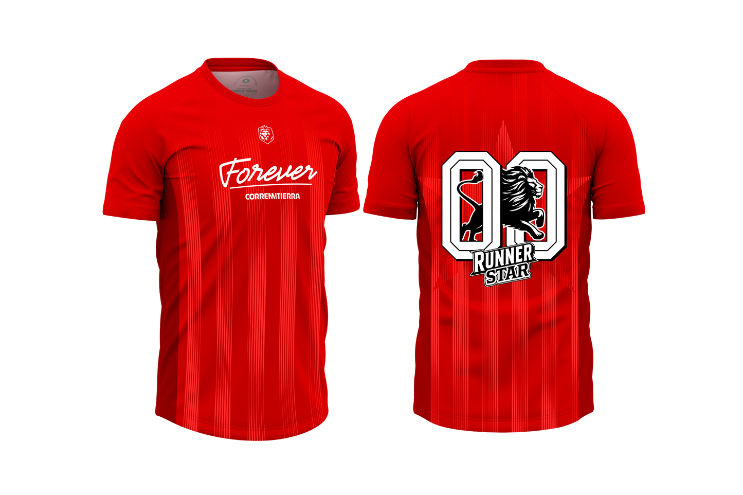 Camiseta Forever CorreMiTierra Woman Roja