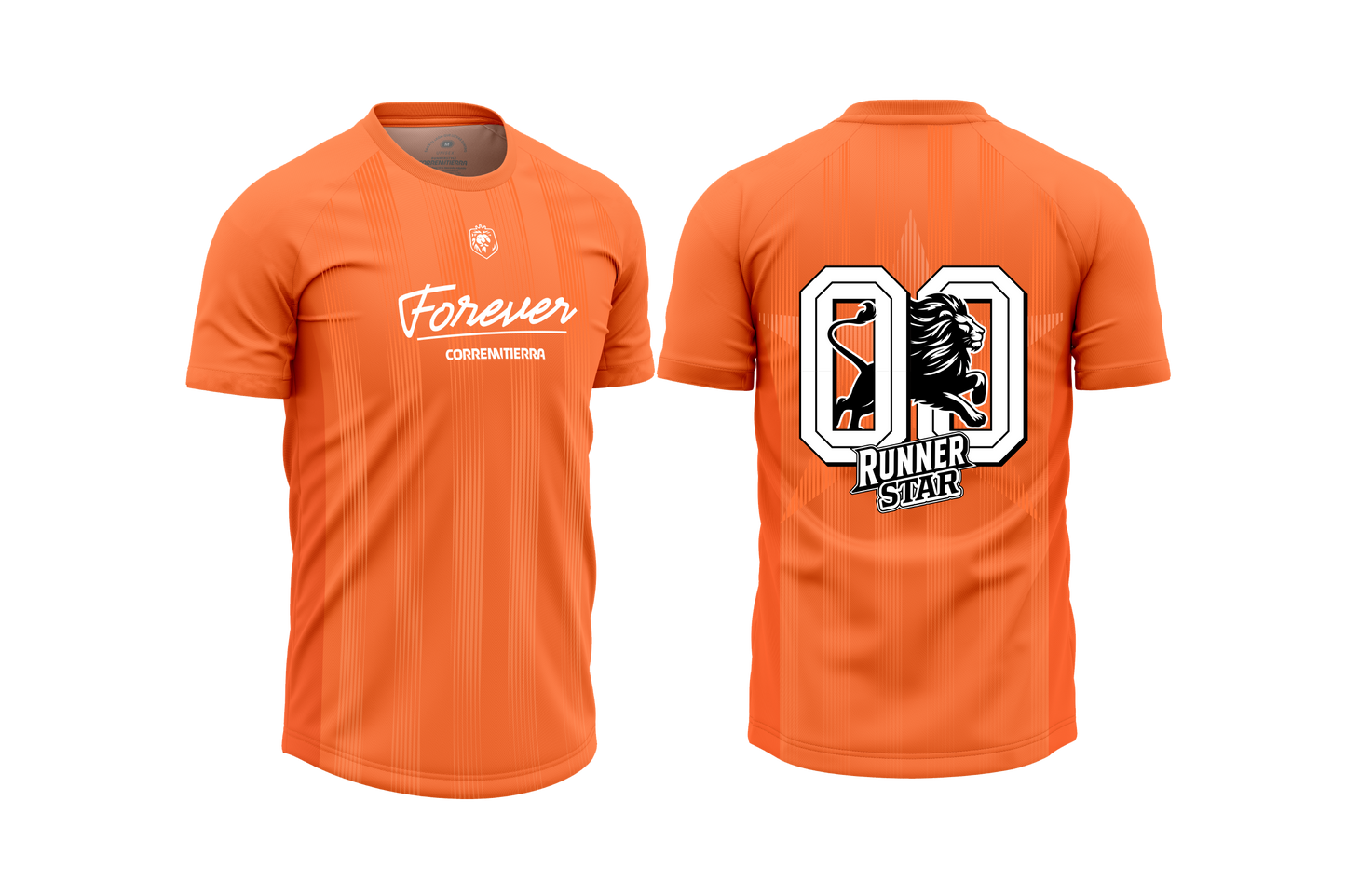 Camiseta Forever CorreMiTierra Unisex Naranja