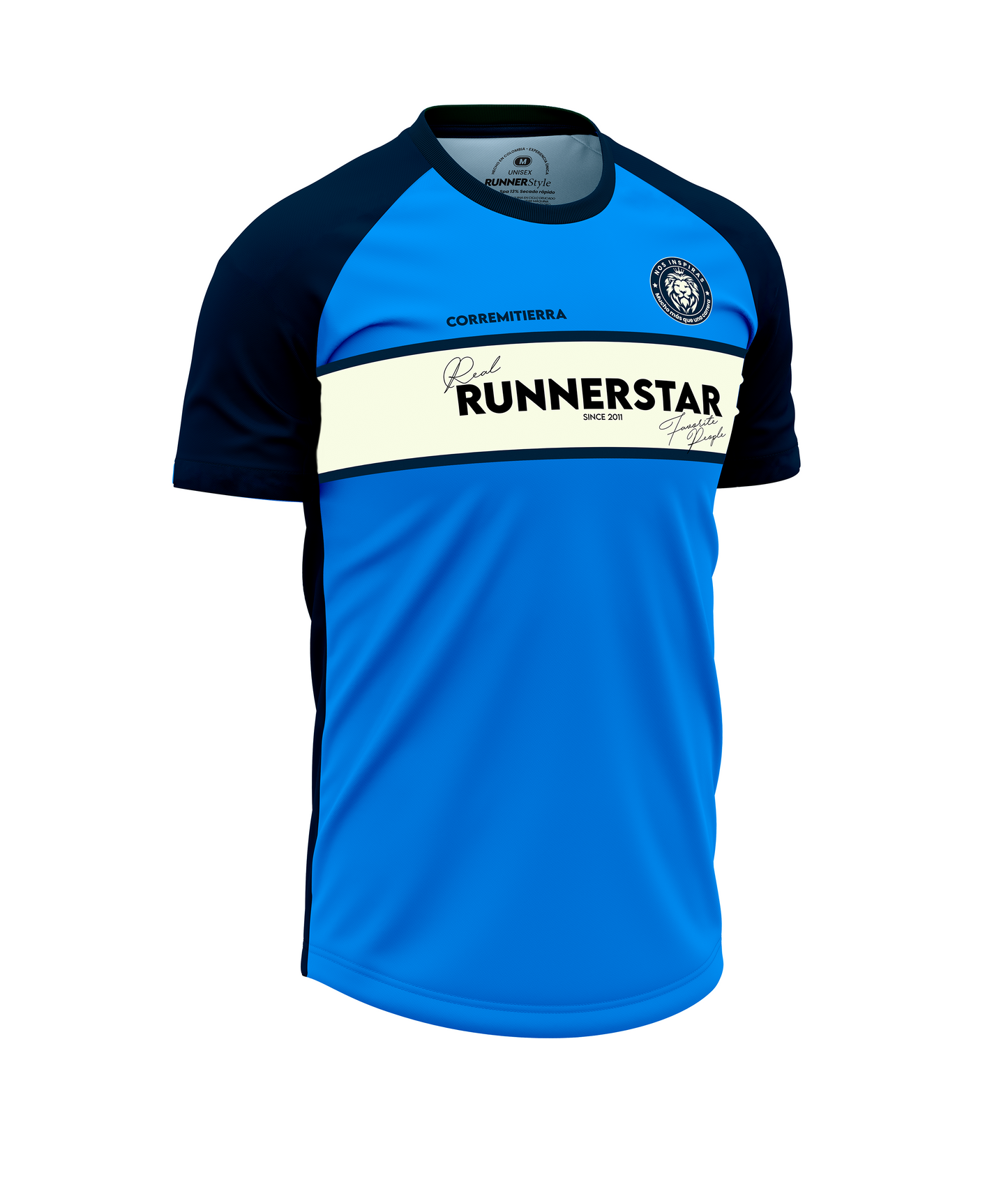 Camiseta Azul Hombre 2024