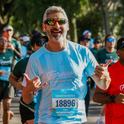 Camiseta Forever CorreMiTierra Unisex Azul