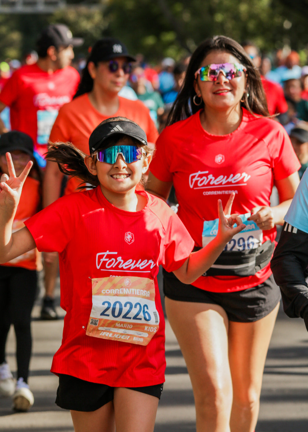 Camiseta Forever CorreMiTierra Woman Naranja