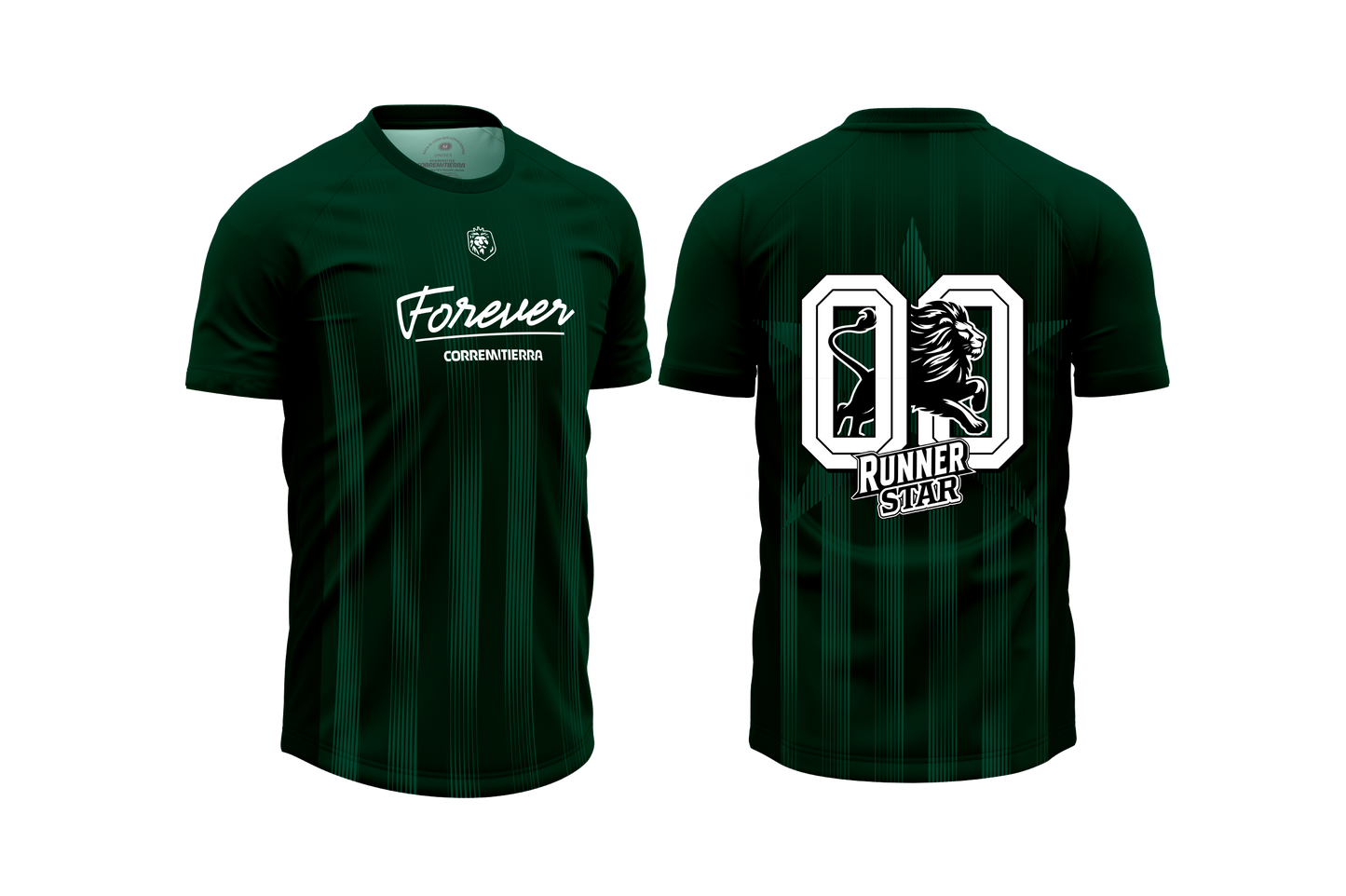 Camiseta Forever CorreMiTierra  Unisex Verde