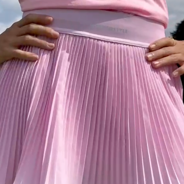 Falda Plisada Rosa