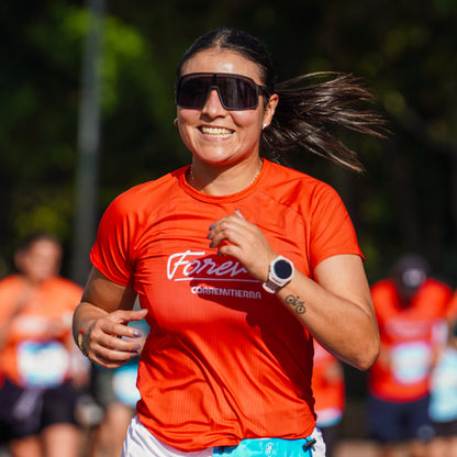Camiseta Forever CorreMiTierra Woman Naranja