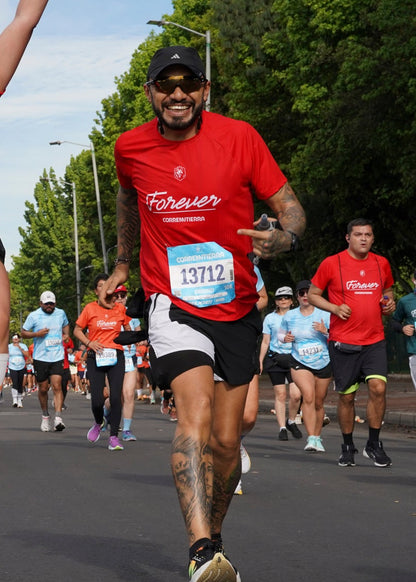 Camiseta Forever CorreMiTierra Unisex Roja