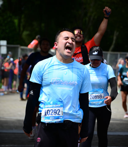 Camiseta Forever CorreMiTierra Unisex Azul