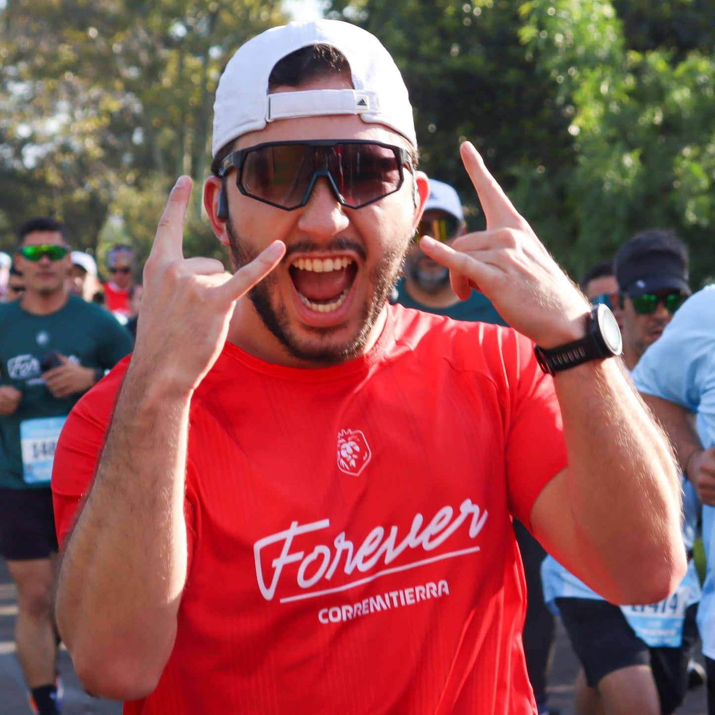 Camiseta Forever CorreMiTierra Unisex Naranja