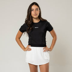 Camiseta básica slim negra