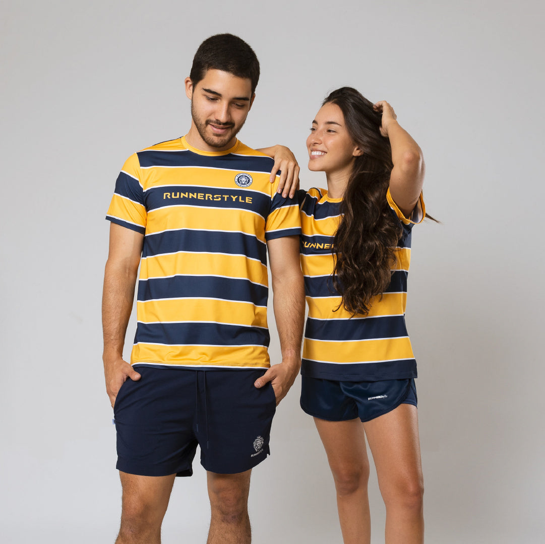 Tshirt Rayas Yellow Hombre