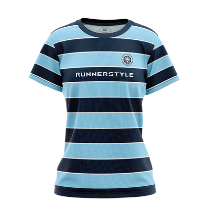 Tshirt Rayas Azul Mujer