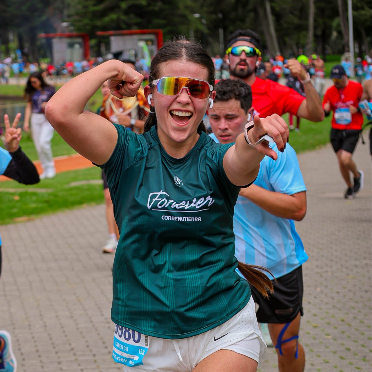 Camiseta Forever CorreMiTierra Woman Verde